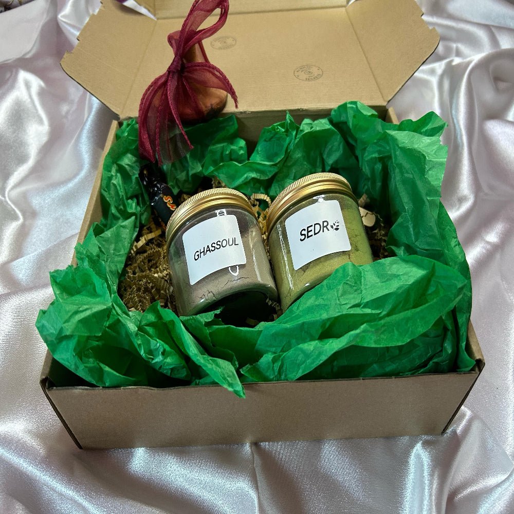 Set Belleza Capilar & Corporal – Ghassoul & Sedr + Regalos Naturales - Hammam Secret