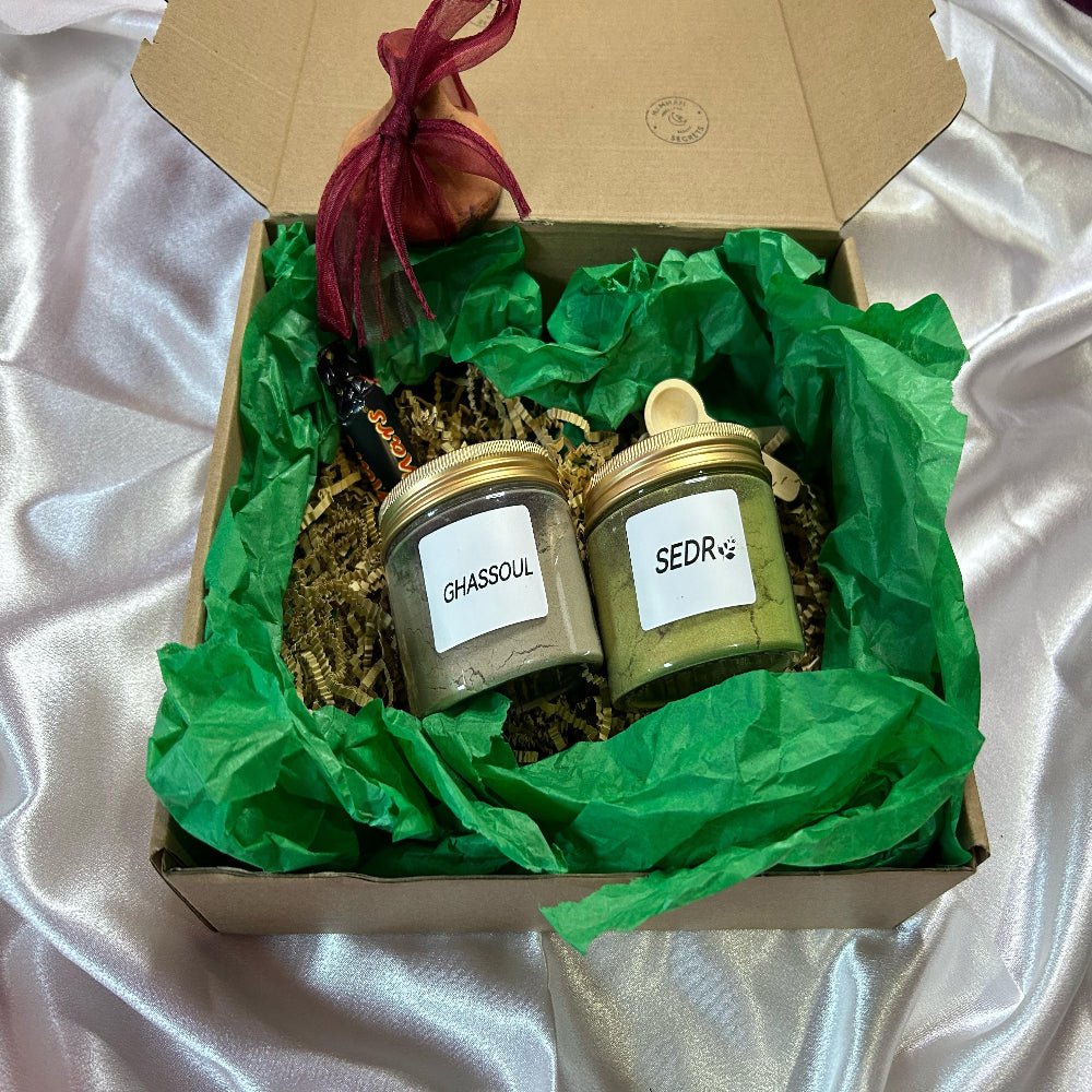 Set Belleza Capilar & Corporal – Ghassoul & Sedr + Regalos Naturales - Hammam Secret